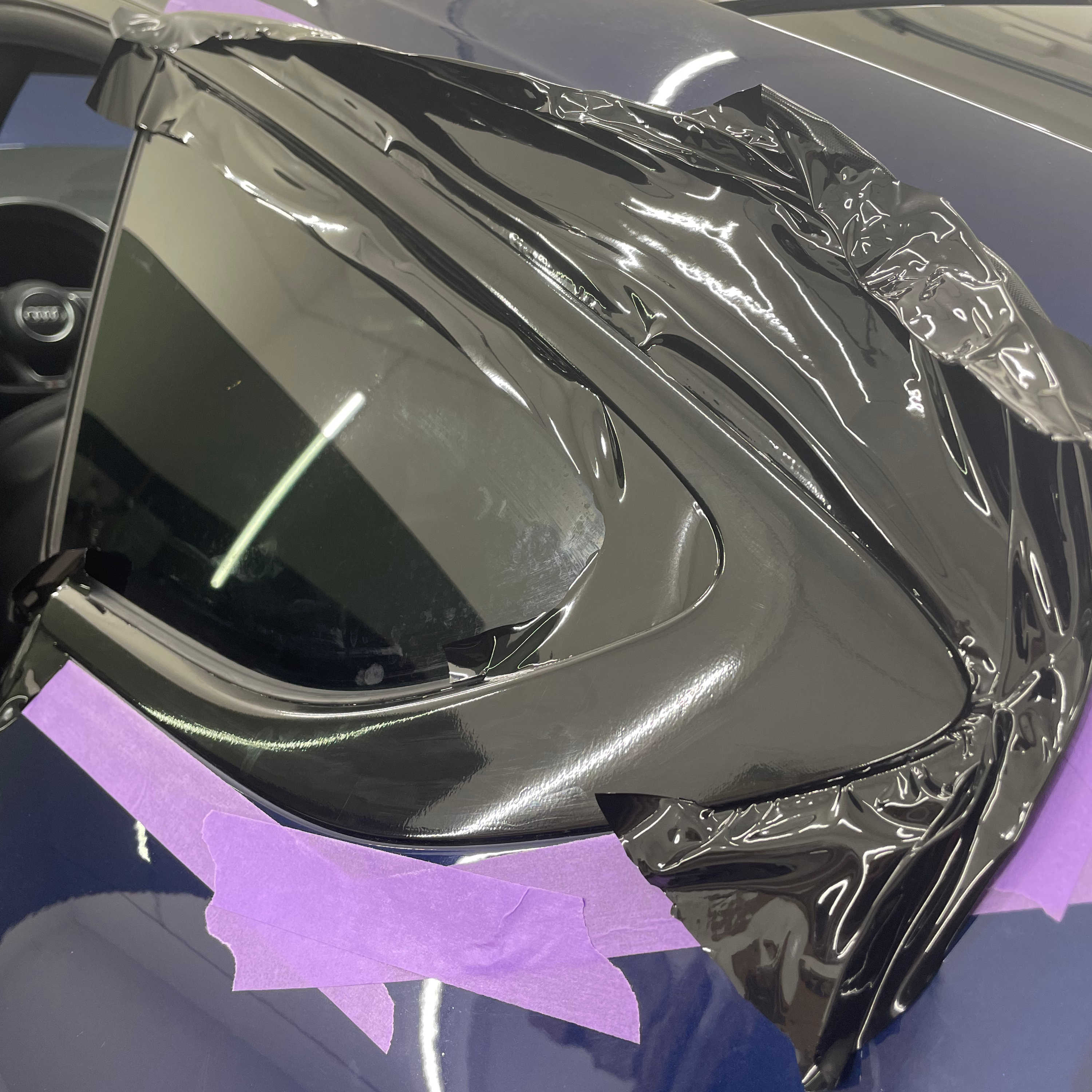 dechroming w lewej tylnej szybie w audi tt. realizacja - kwrap sulechów