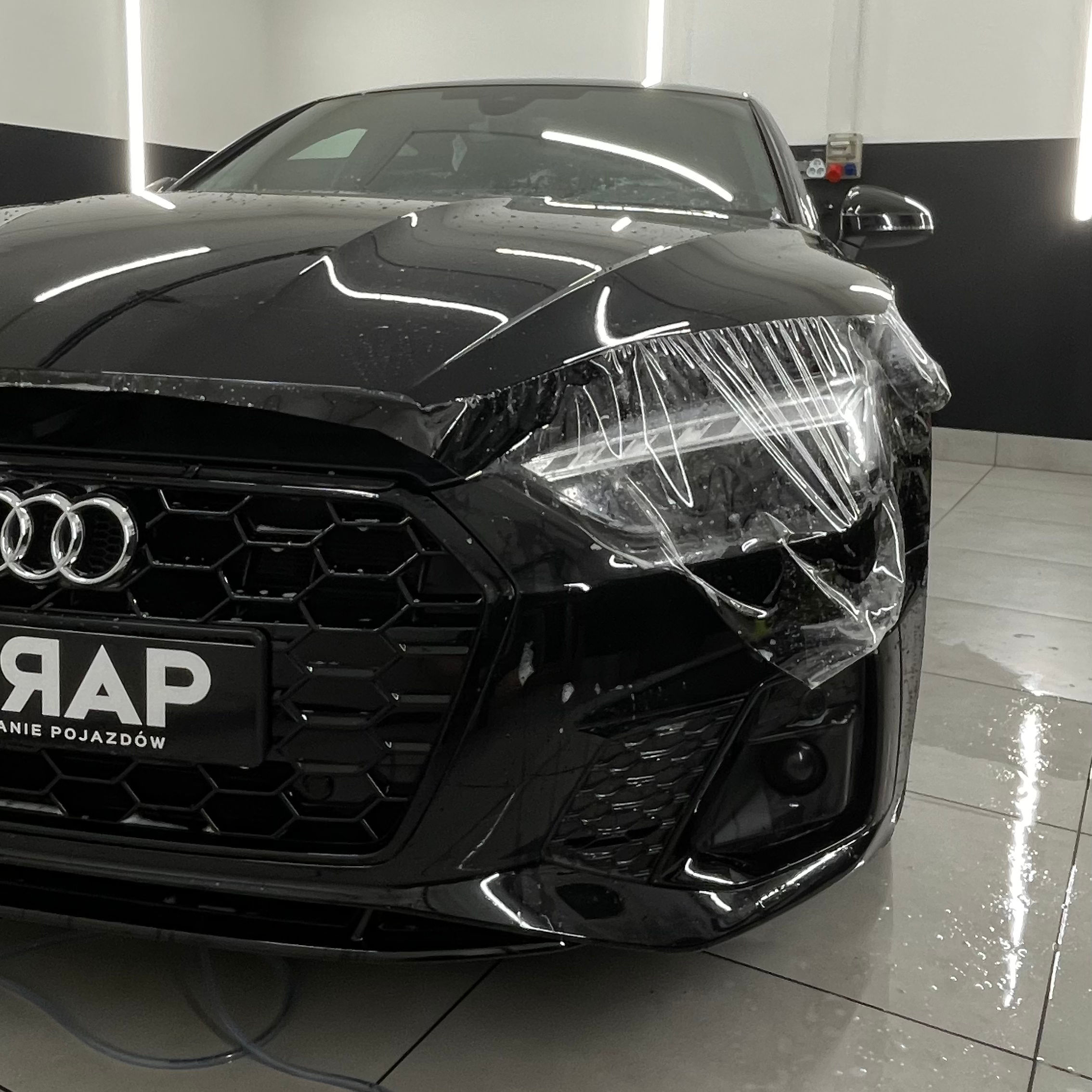 zabezpieczenie ppf na masce w audi A5. realizacja - KWrap Sulechów