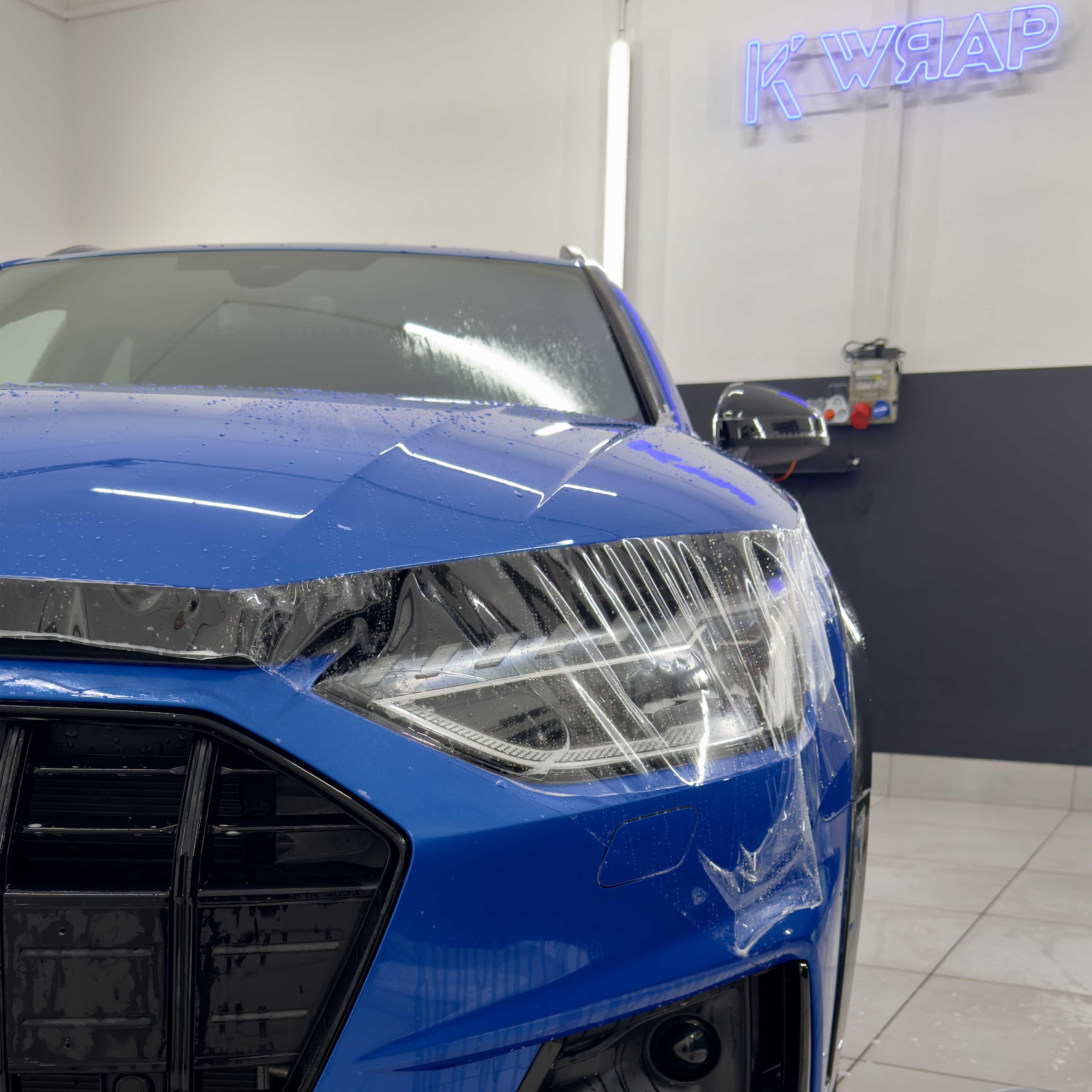 zabezpieczenie ppf na masce w audi Q5. realizacja - KWrap Sulechów