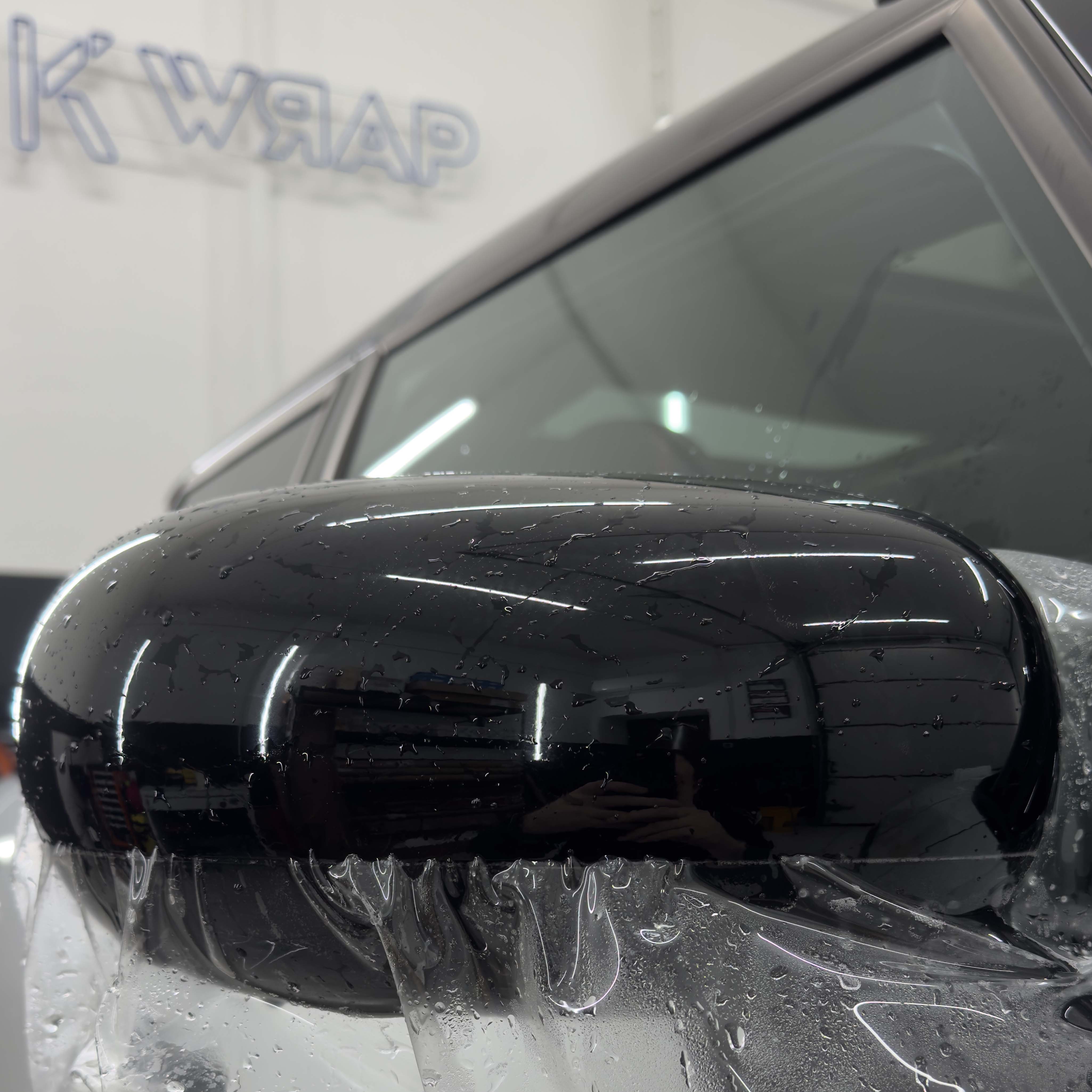 zabezpieczenie ppf lusterka w mini cooper S. realizacja - KWrap Sulechów